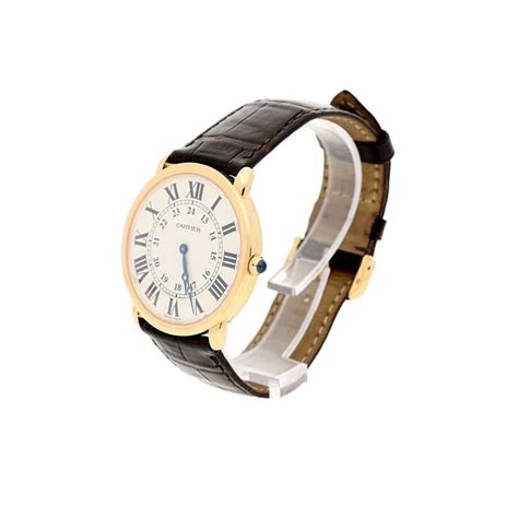 gold cartier watch second hand|cartier sito ufficiale.